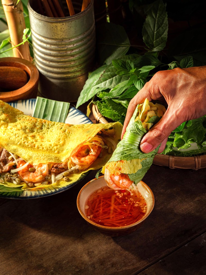 Bánh xèo gạo lứt