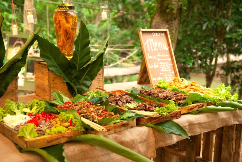 Thưởng thức ẩm thực tại Ozo Park
